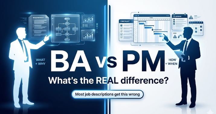 BA vs PM: Business Analyst vs Project Manager – Roles, Skills, Differences