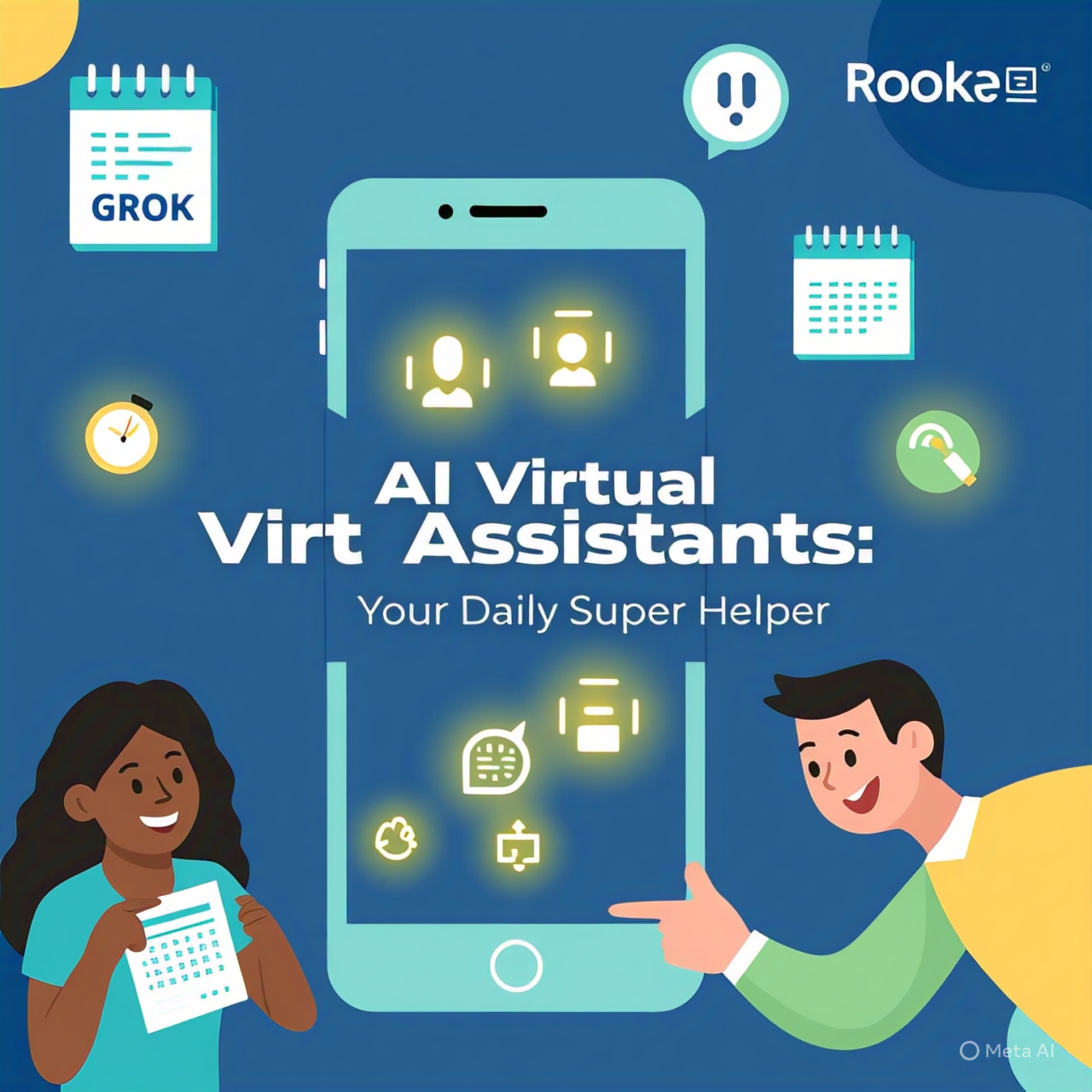 AI virtual assistant productivity